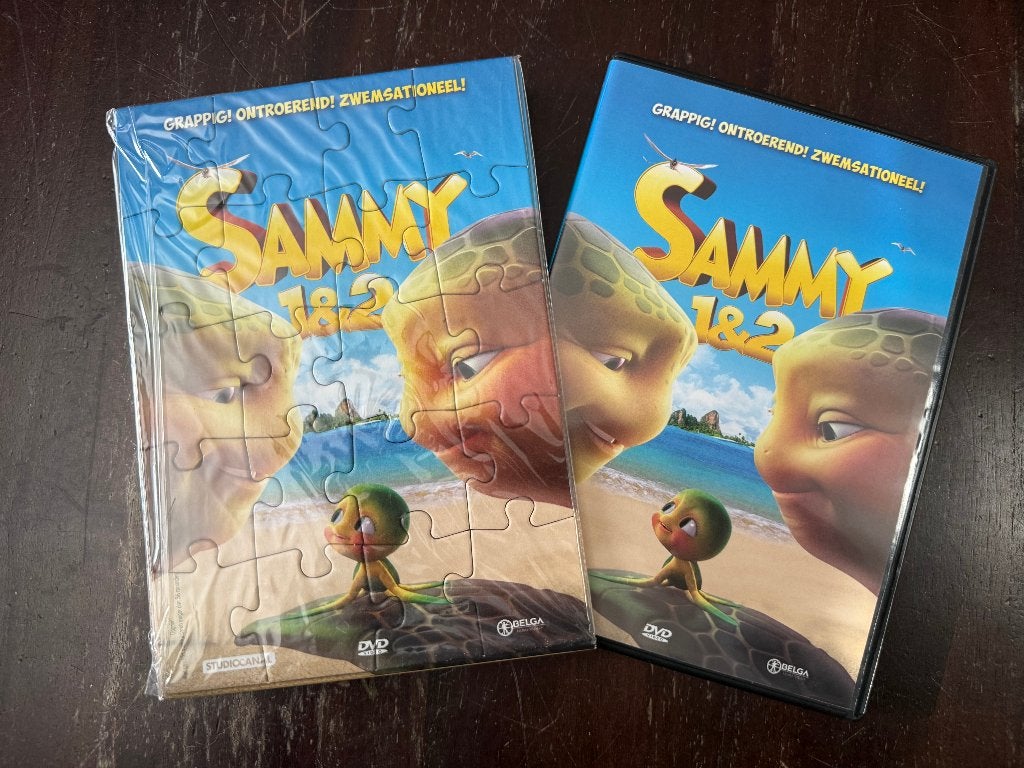 Sammy 1 en 2 ( 2 DVD Box ) met puzzel nieuw in seal, Europees, Tekenfilm, Speciale editie, Nederlands