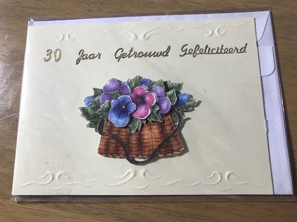 Diverse 30 jaar getrouwd kaarten, Ophalen of Verzenden, Nieuw, Overige thema's