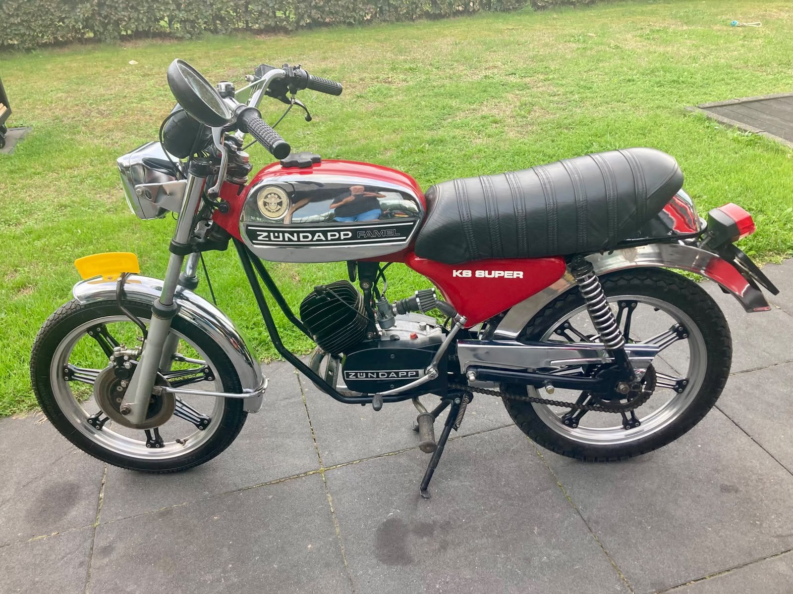 Zundapp Famel inc kenteken, Ophalen