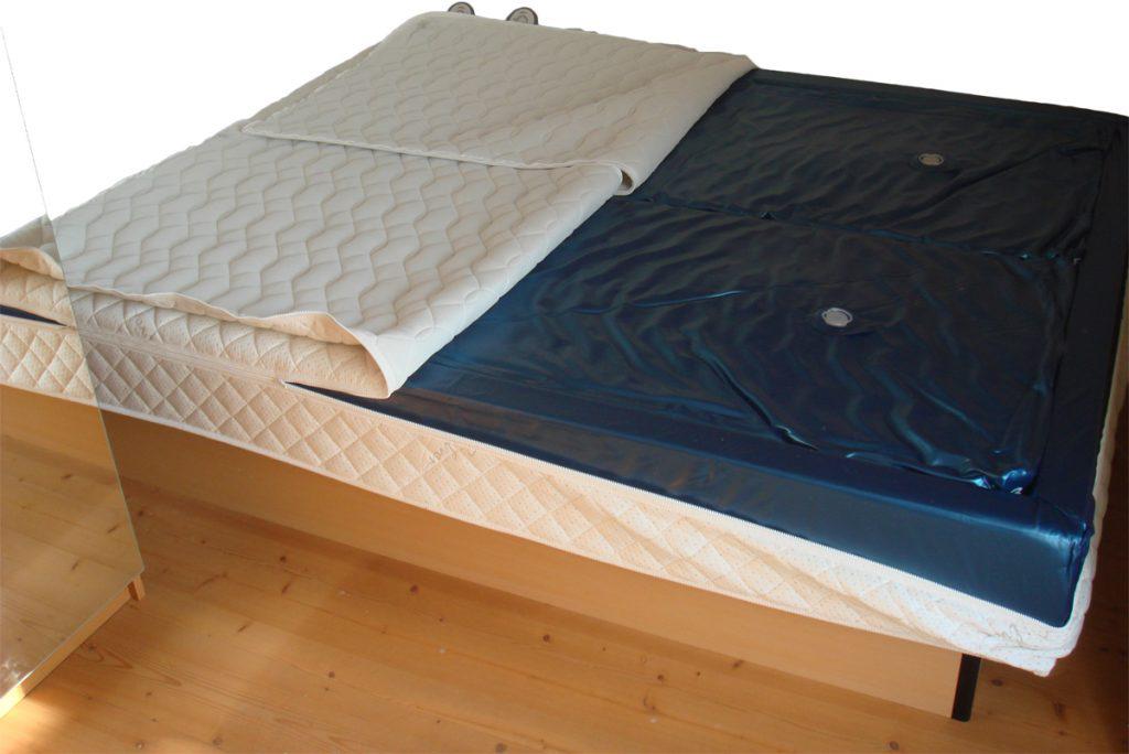 Waterbed, twee Cascade softsiders watermatrassen (juni-26), Huis en Inrichting, Ophalen, Duo-systeem, 210 cm, Tweepersoons