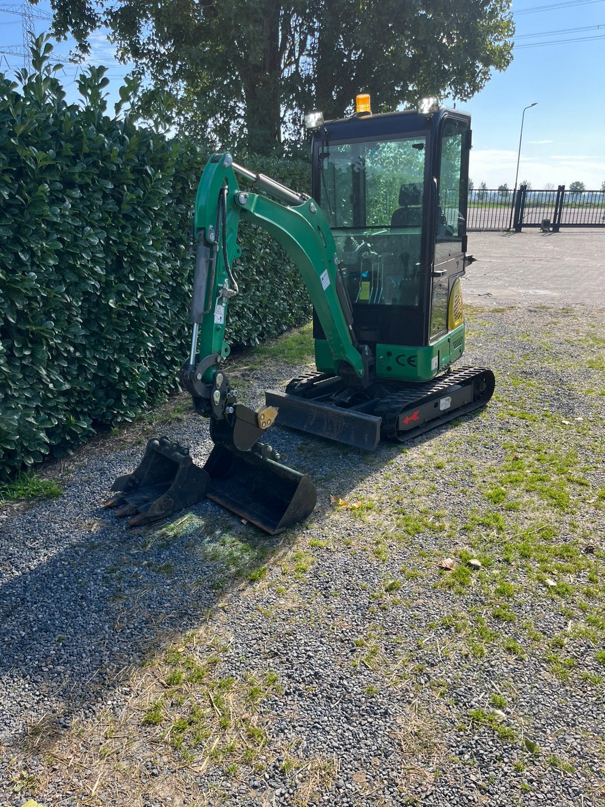 Demo minigraver 1.6 ton, Zakelijke goederen, Ophalen of Verzenden, Graafmachine