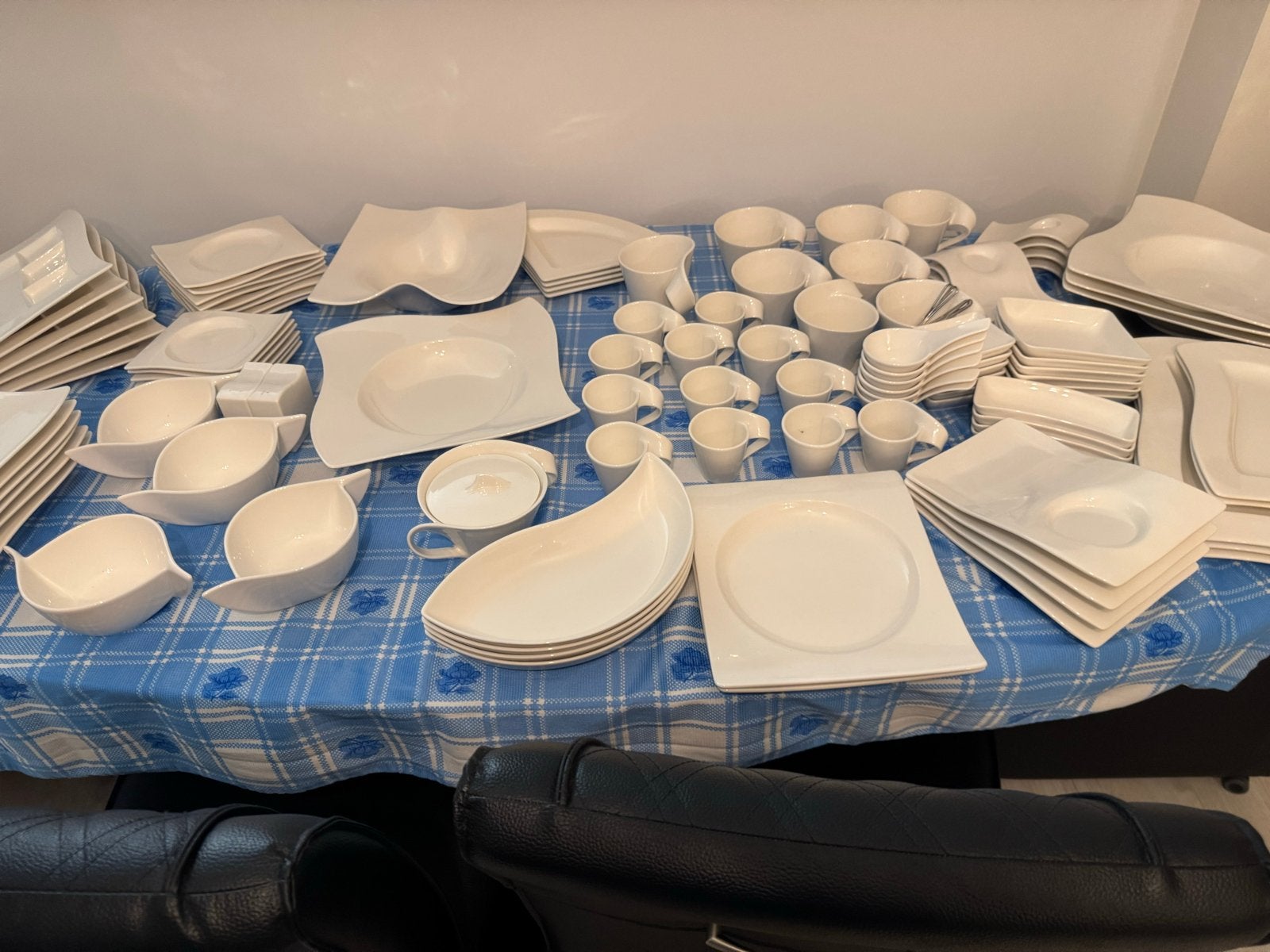 Uitgebreid Villeroy & Boch NewWave servies - Zo goed als nie, Villeroy & Boch, Ophalen of Verzenden, Zo goed als nieuw, Modern