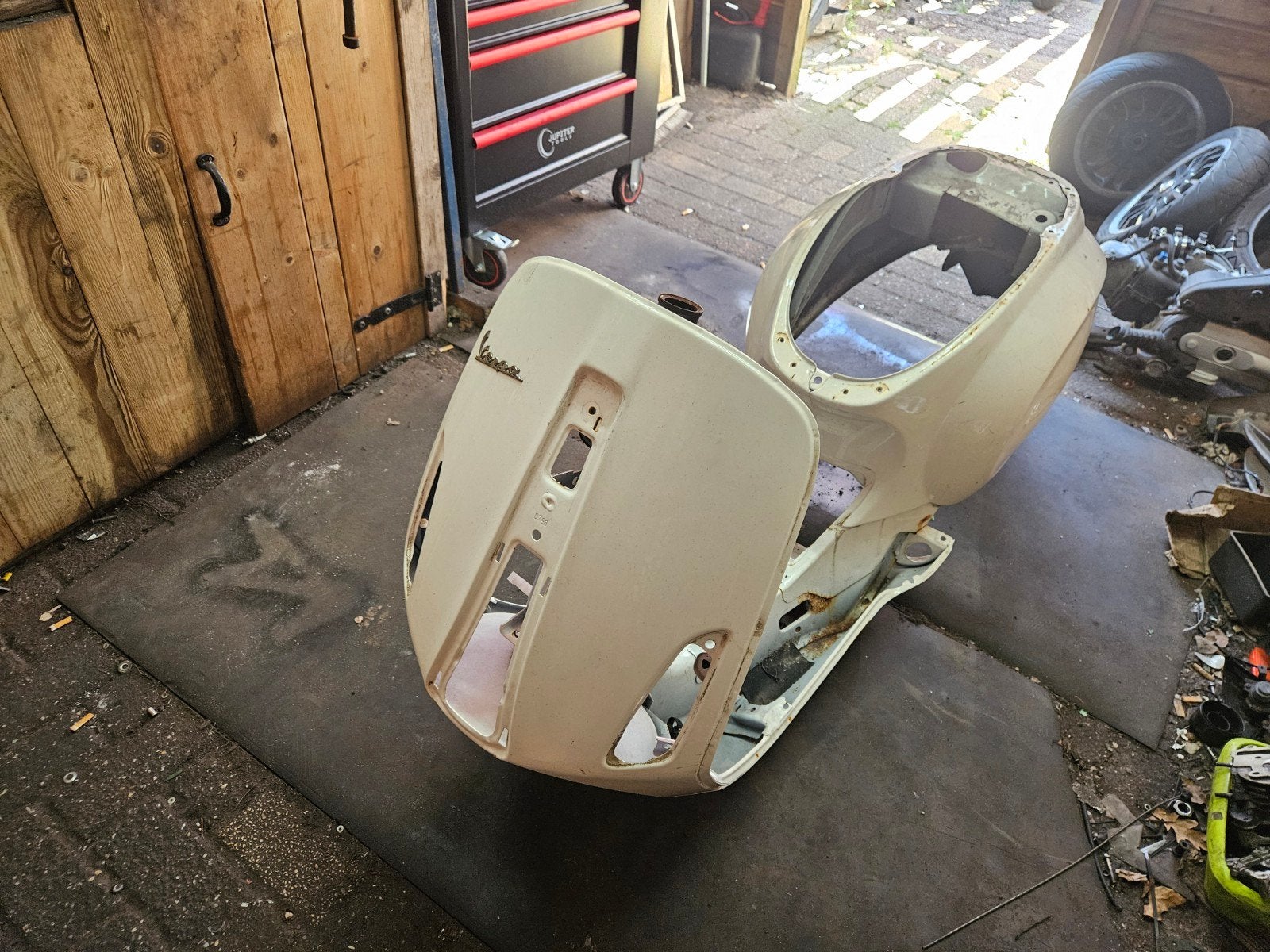 frame vespa primavera, Ophalen