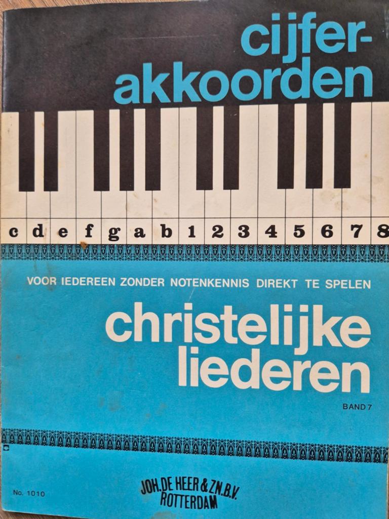 Cijfer-akkoorden Christelijke Liederen Band 7, Muziek en Instrumenten, Ophalen of Verzenden
