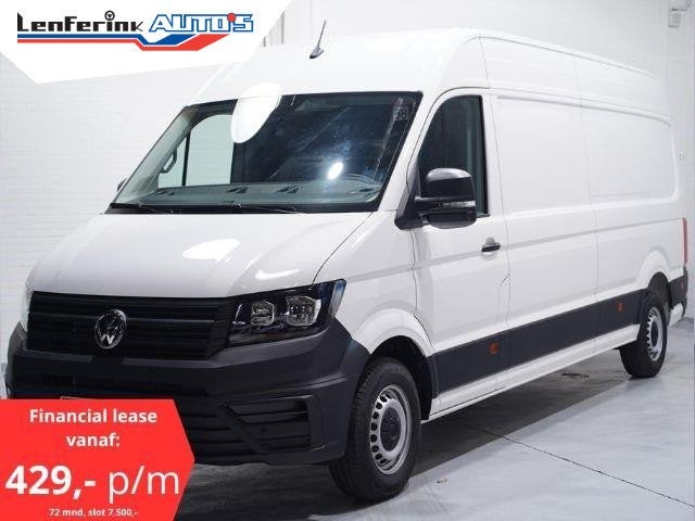Volkswagen Crafter 2.0 TDI 140 pk L4H3 Airco, PDC V+A Cruise, Voorwielaandrijving, Stof, Gebruikt, Volkswagen