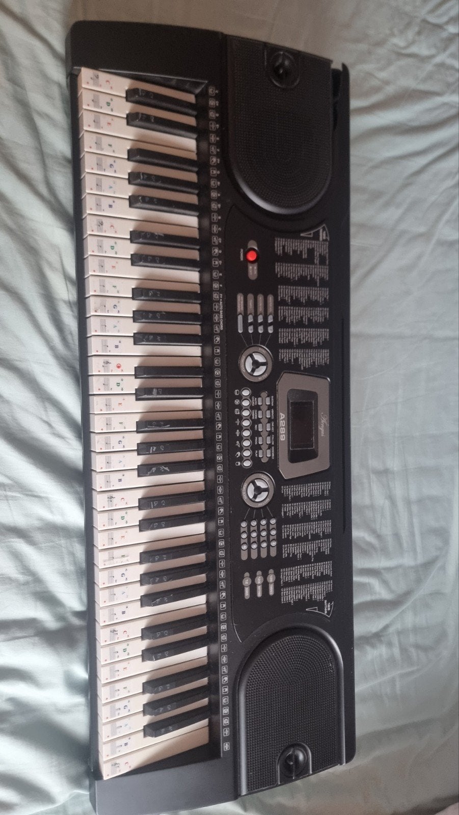 Keyboard met houder en microfoon - ideaal voor beginners, Overige merken, Ophalen of Verzenden, Met standaard, 61 toetsen