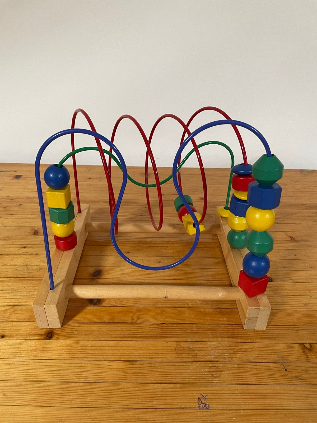 Houten kralenframe / kralenspiraal, Ophalen, Gebruikt, Overige typen