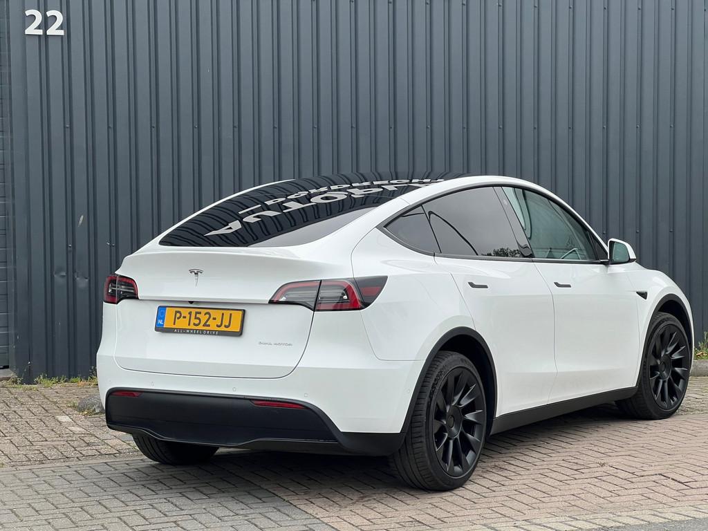 Tesla Model Y Long Range AWD 75 kWh|Warmtepomp|ACC|360*Cam|, Auto's, Tesla, Automaat, Gebruikt, Wit, 1600 kg