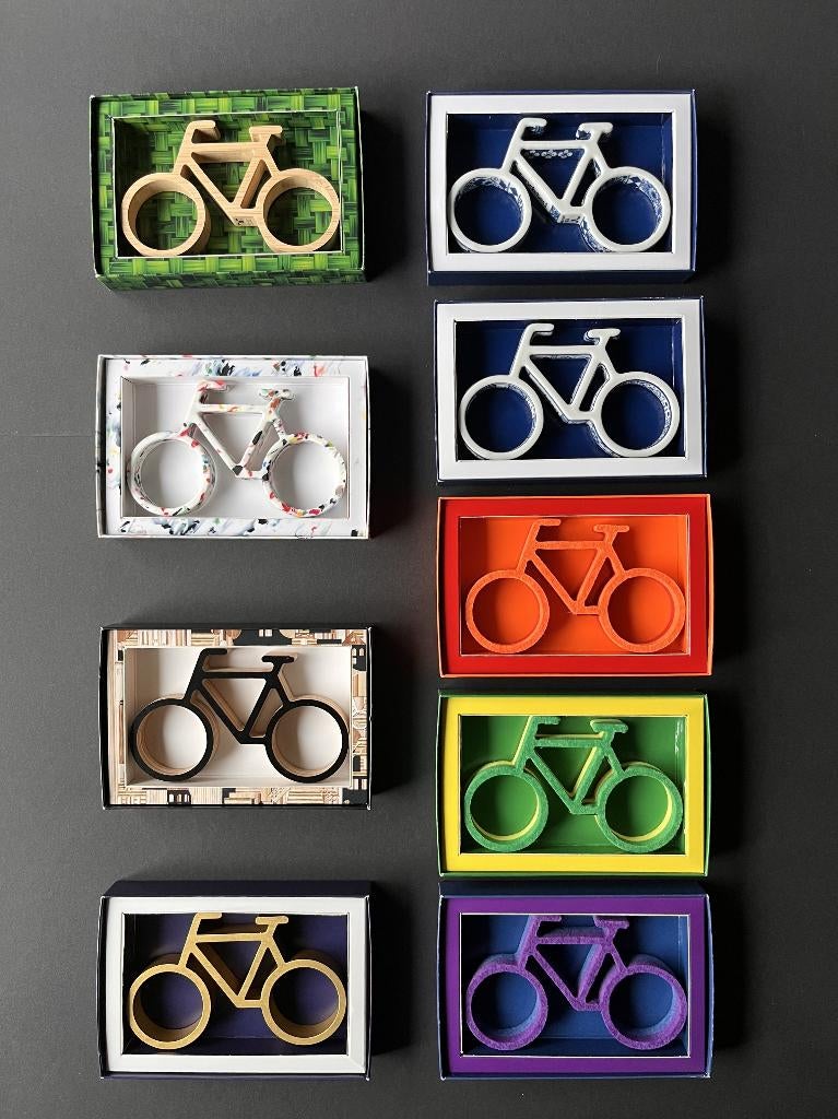 marcel wanders randstad fiets, complete serie 9 fietsjes, Antiek en Kunst, Ophalen of Verzenden