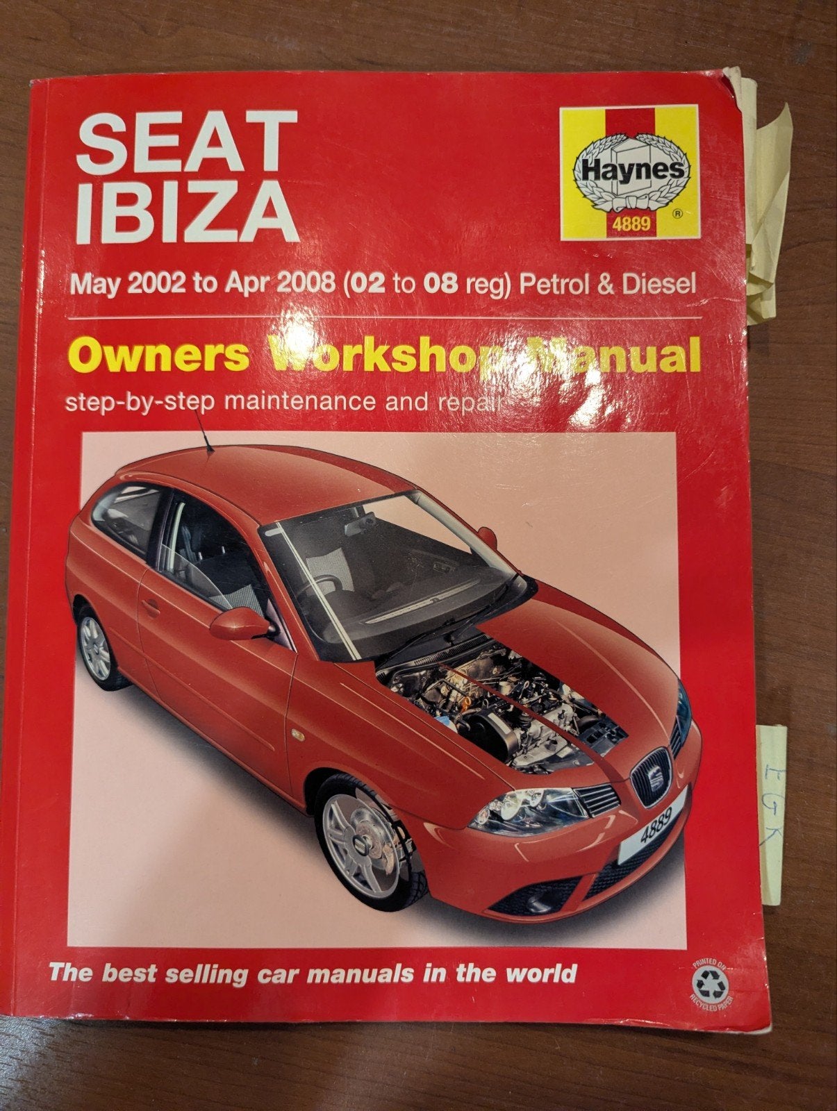 Haynes Werkplaatshandboek Seat Ibiza (2002-2008), Auto diversen, Ophalen of Verzenden