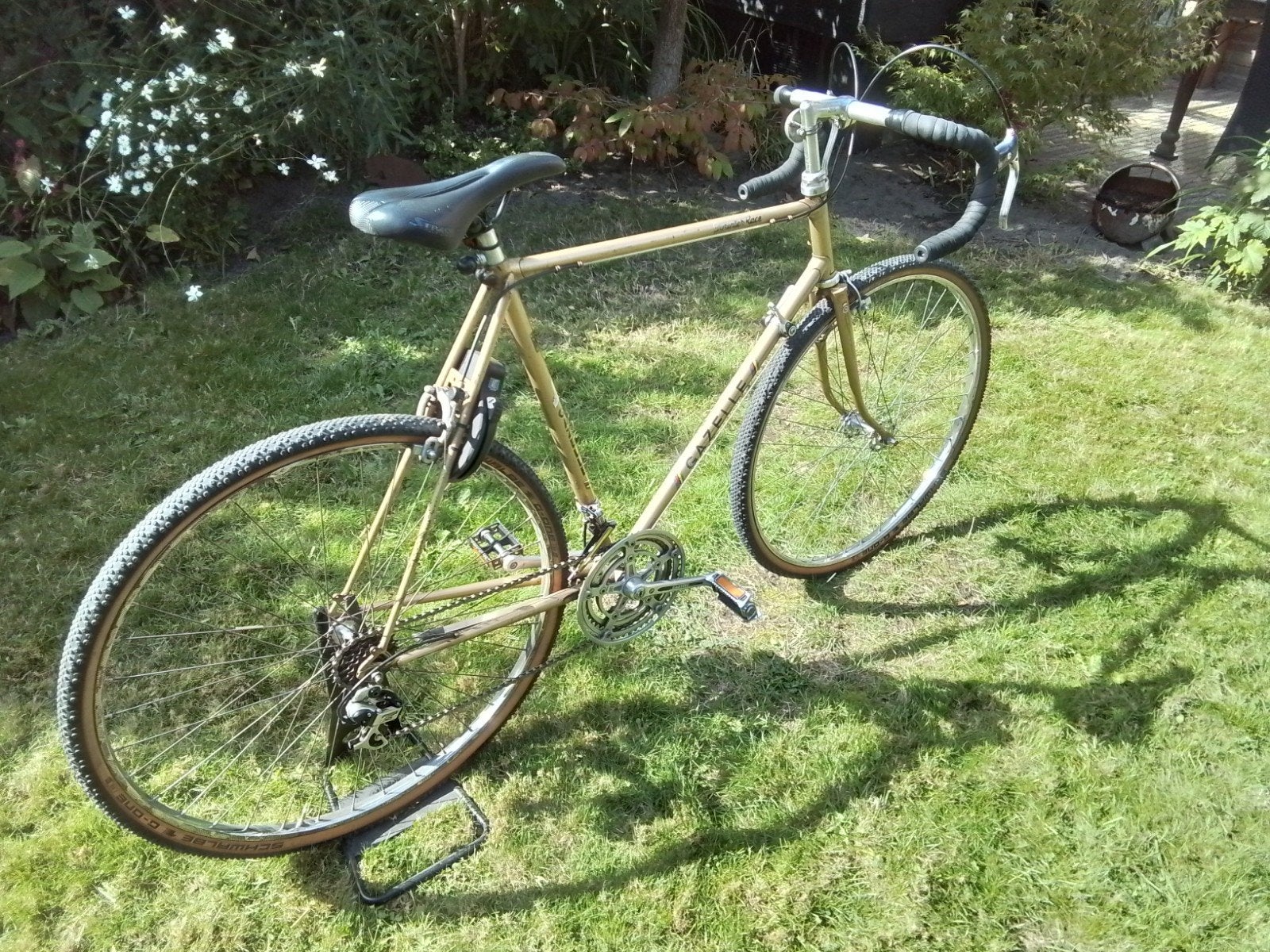 te koop stalen gravelbike( oldtimer) gazelle sprinter race, Fietsen en Brommers, Ophalen, Gebruikt, Gazelle, 10 tot 15 versnellingen
