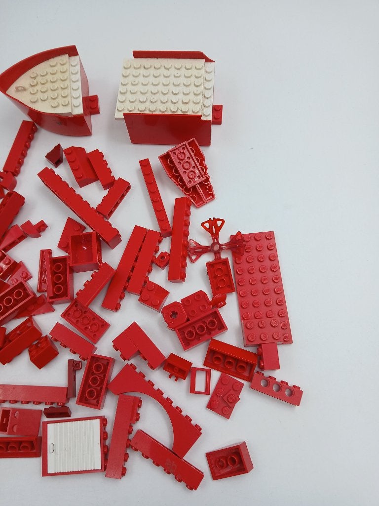 Lego rood 200 gram blokjes, Ophalen of Verzenden, Gebruikt, Lego