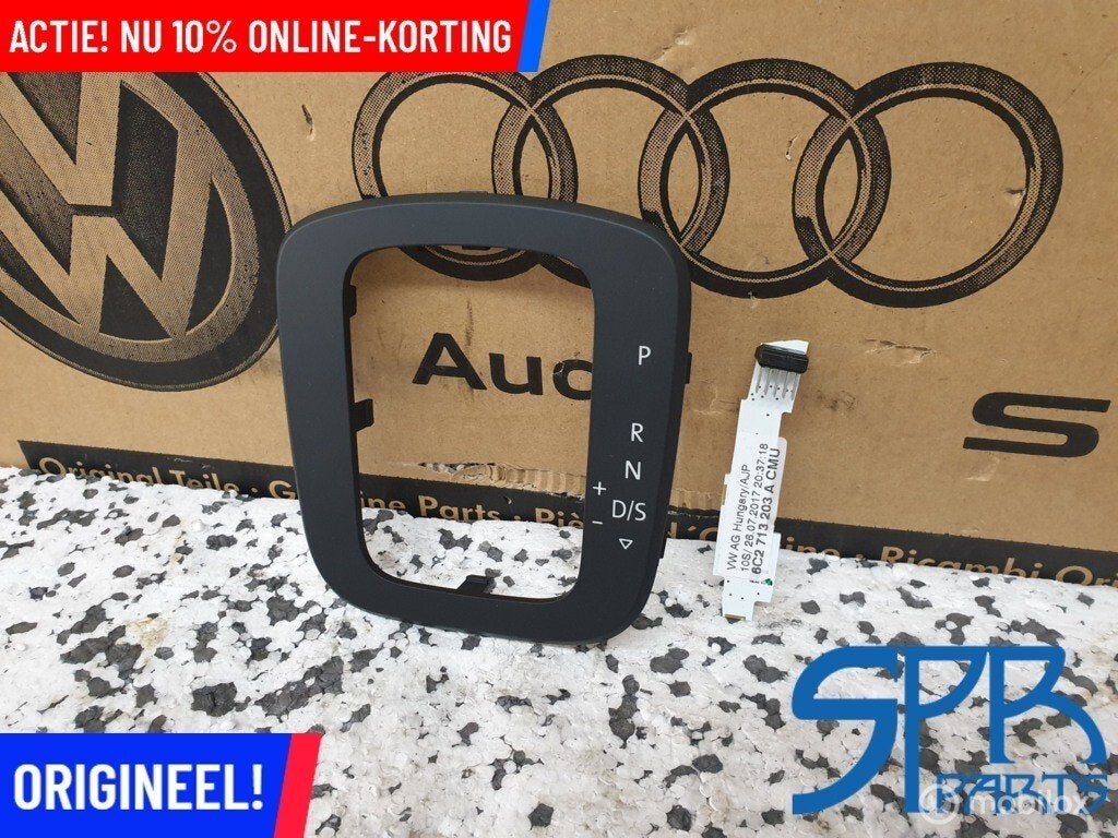 UK ENGELS RHD DSG Pook RAND OMLIJSTING Polo 6C 6C2713203A, Volkswagen, Nieuw, Ophalen of Verzenden, Volkswagen