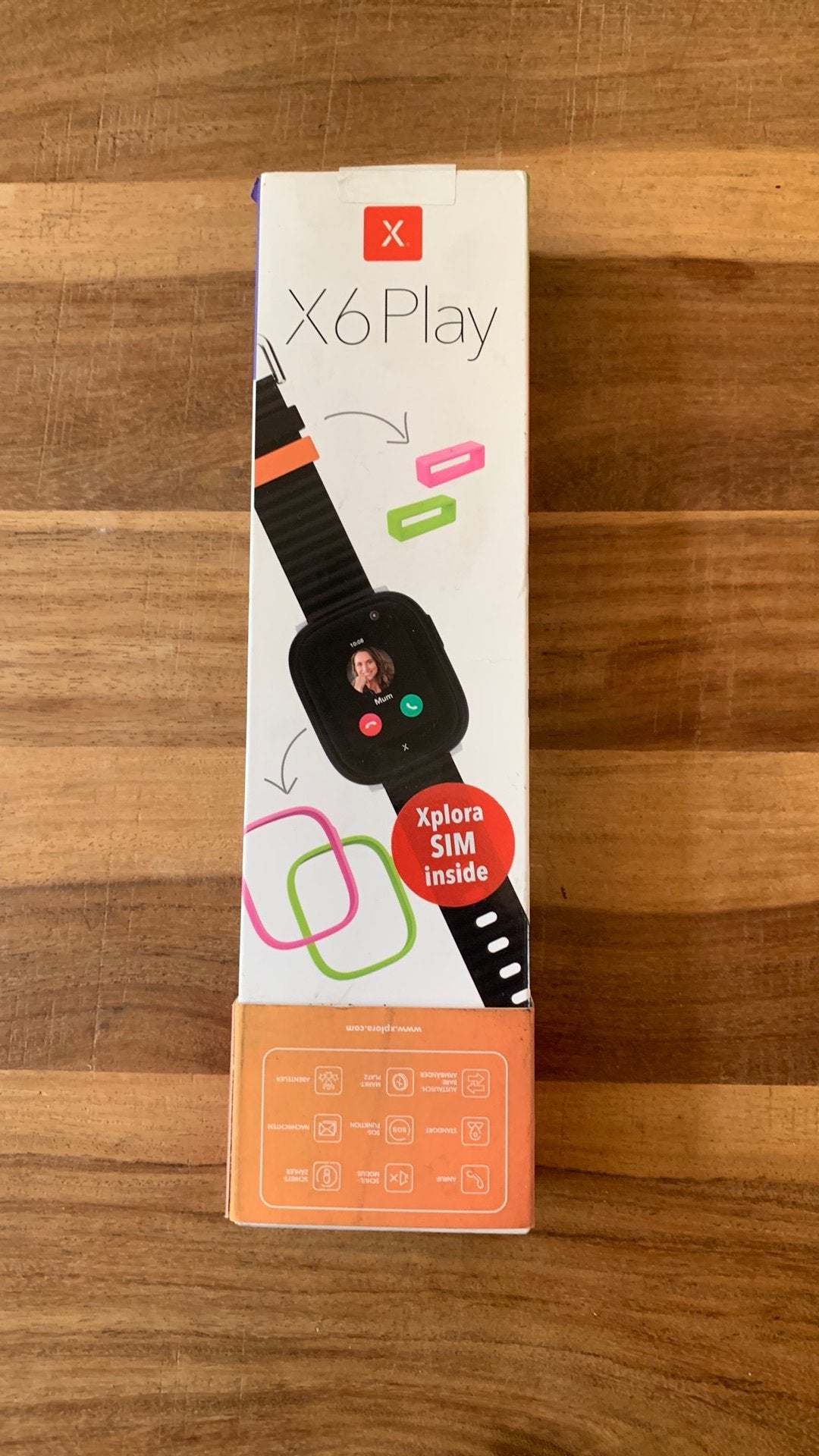 Xplore x6 Play - kinder smartwatch met simkaart en GPS, Ophalen, Zwart, Zo goed als nieuw, GPS