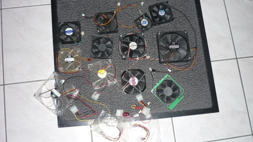 Verschillende Casefans en bundel extra verloopjes, Computers en Software, Computerbehuizingen, Ophalen of Verzenden