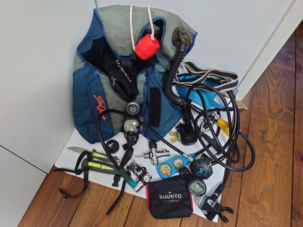 Divers duikmateriaal (ademautomaat, drysuit, trimvest, etc.), Ophalen, Gebruikt, Overige typen