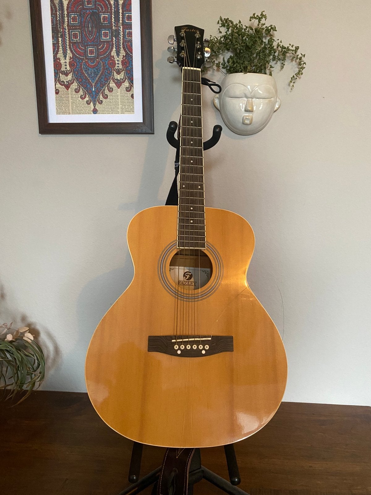 Fazley gitaar, goede staat!, Muziek en Instrumenten, Accordeons, Met riemen, Overige formaten, Zo goed als nieuw, Ophalen
