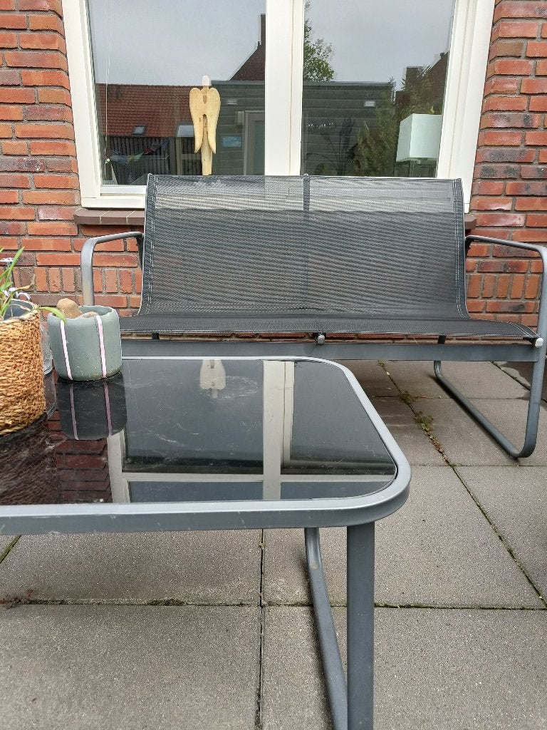 Tuinbankje, Ophalen, Gebruikt, Metaal
