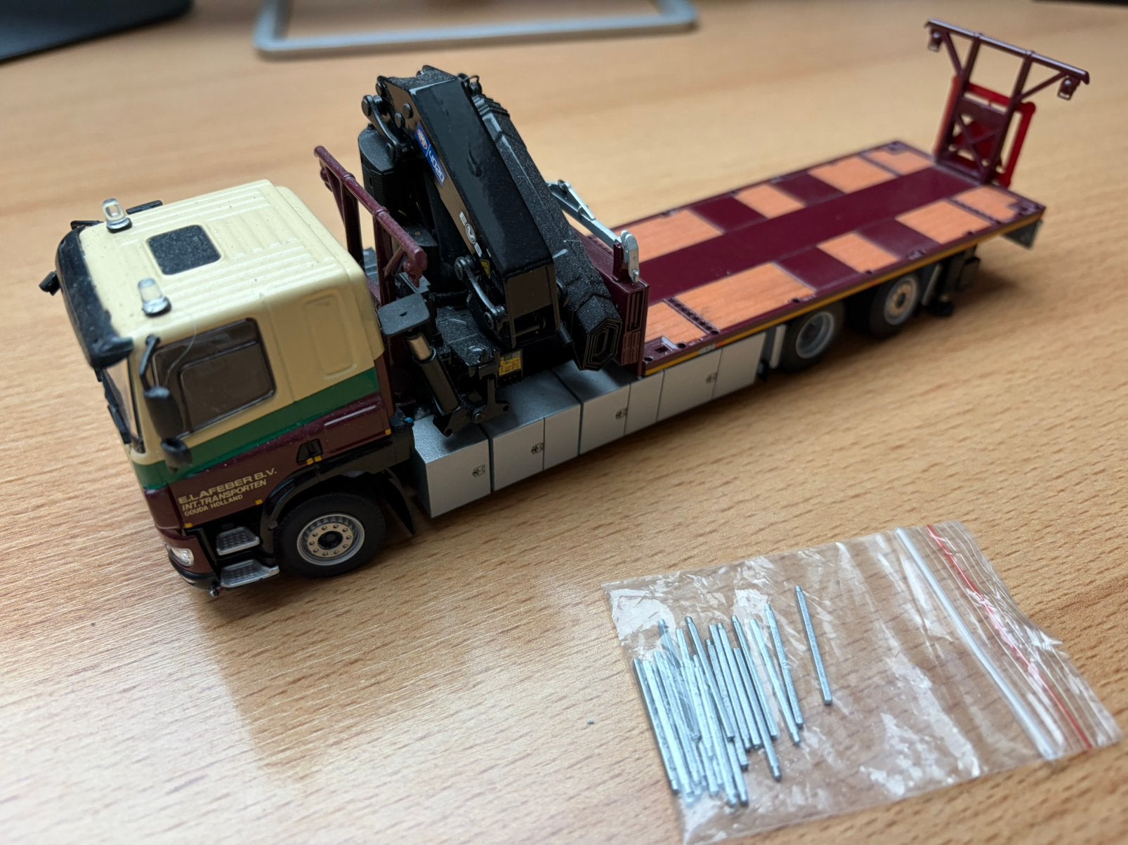 WSI DAF E LAFEBER BV LAADKRAAN HMF, Ophalen of Verzenden, Zo goed als nieuw, Bus of Vrachtwagen, Wsi