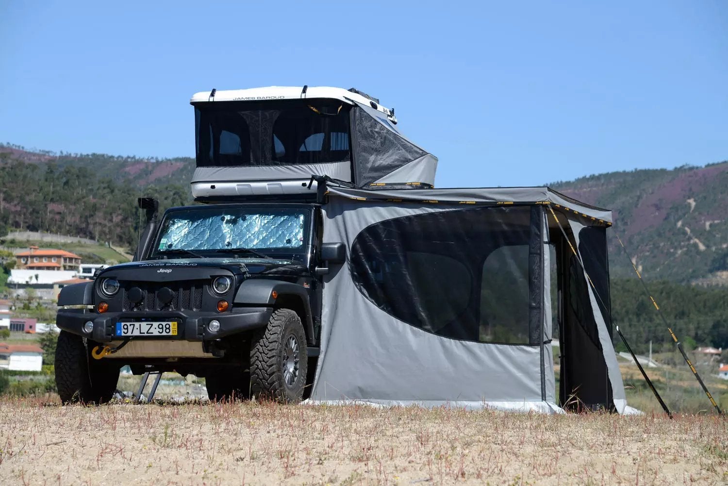 James baroud falcon awning 270 wanden links, Caravans en Kamperen, Ophalen of Verzenden, Zo goed als nieuw