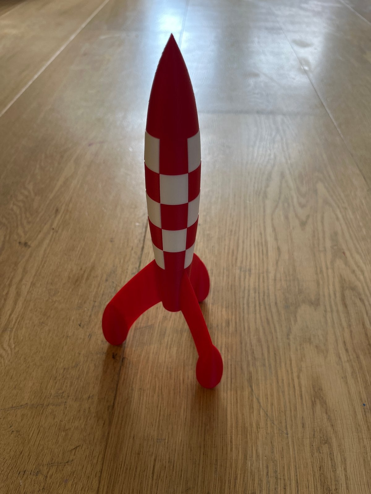 Raket van Kuifje - 3D geprint. 25 cm, Ophalen of Verzenden, Zo goed als nieuw