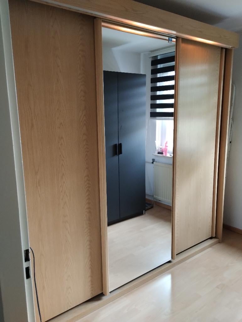 Kledingkast, Huis en Inrichting, Kasten | Kledingkasten, Ophalen, Met deur(en), Gebruikt, 200 cm of meer