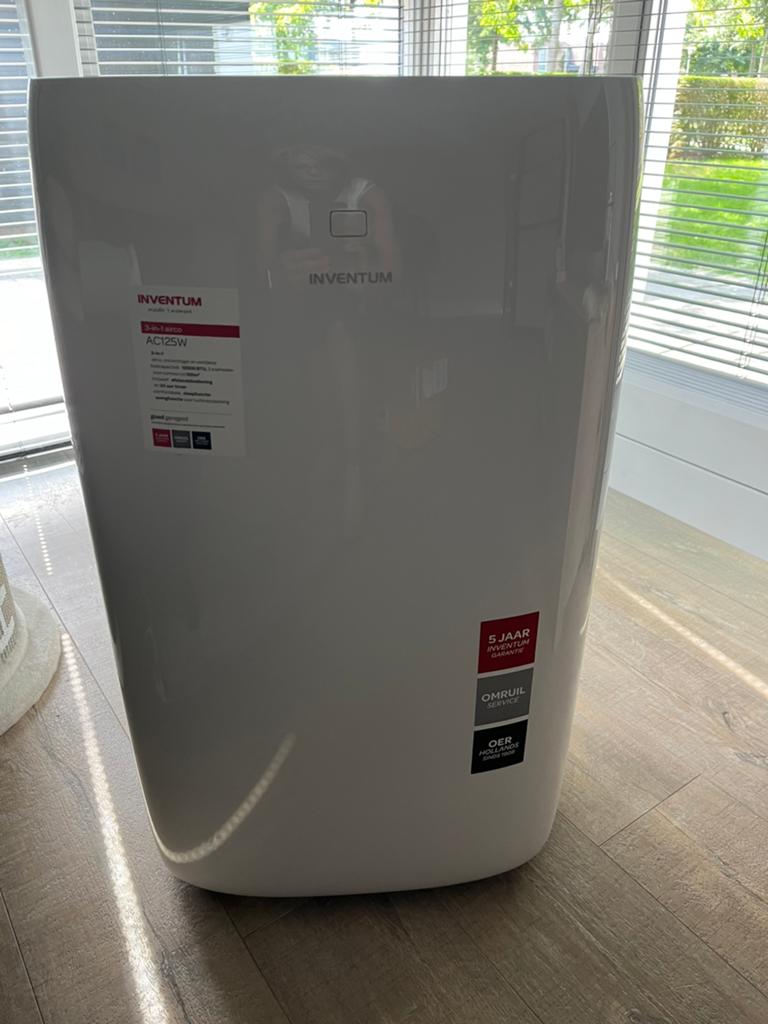 Airco Inventum AC125W Incl Raamafvoer Eurom ALLES NIEUW, Witgoed en Apparatuur, Airco's, Ophalen, Meander 261, 6825 MC Arnhem