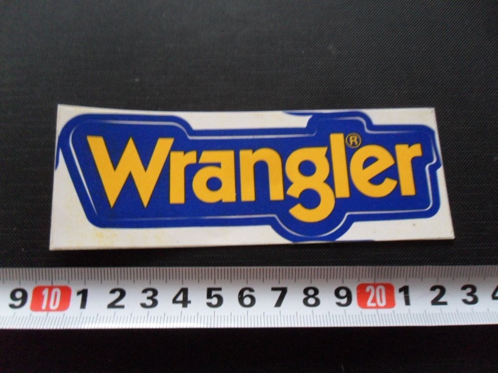 sticker WRANGLER  logo, Verzamelen, Ophalen of Verzenden, Zo goed als nieuw