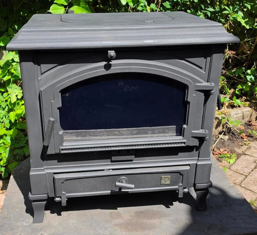 houtkachel efel harmony 3 .. 14 kw, Houtkachel, Ophalen of Verzenden, Zo goed als nieuw, Vrijstaand