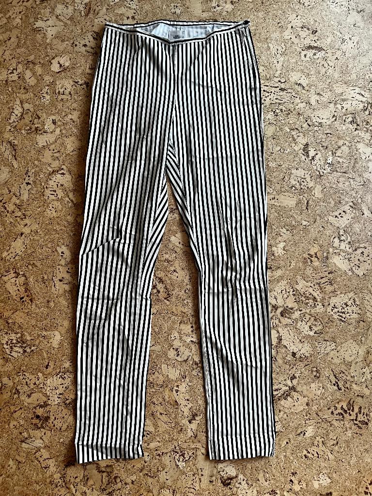 Mads Norgaard skinny broek gestreept, Maat 38/40 (M), Zwart, Ophalen of Verzenden, Lang