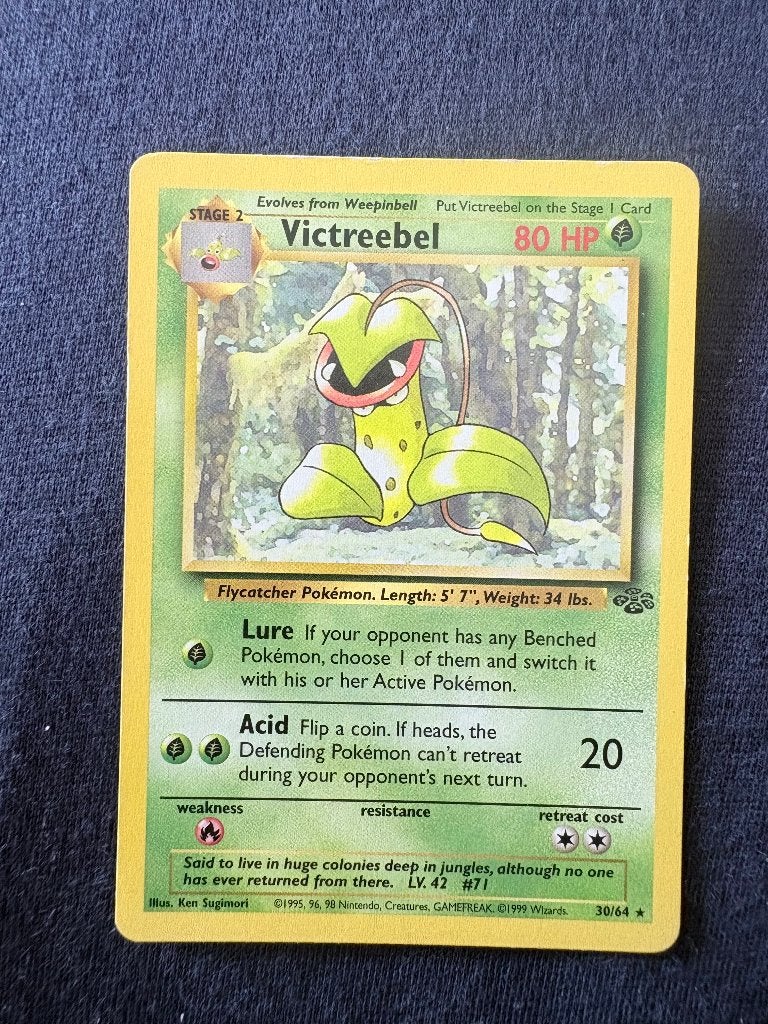 Victreebel - Jungle 30/64 - Near Mint, Hobby en Vrije tijd, Verzamelkaartspellen | Pokémon, Ophalen of Verzenden, Nieuw