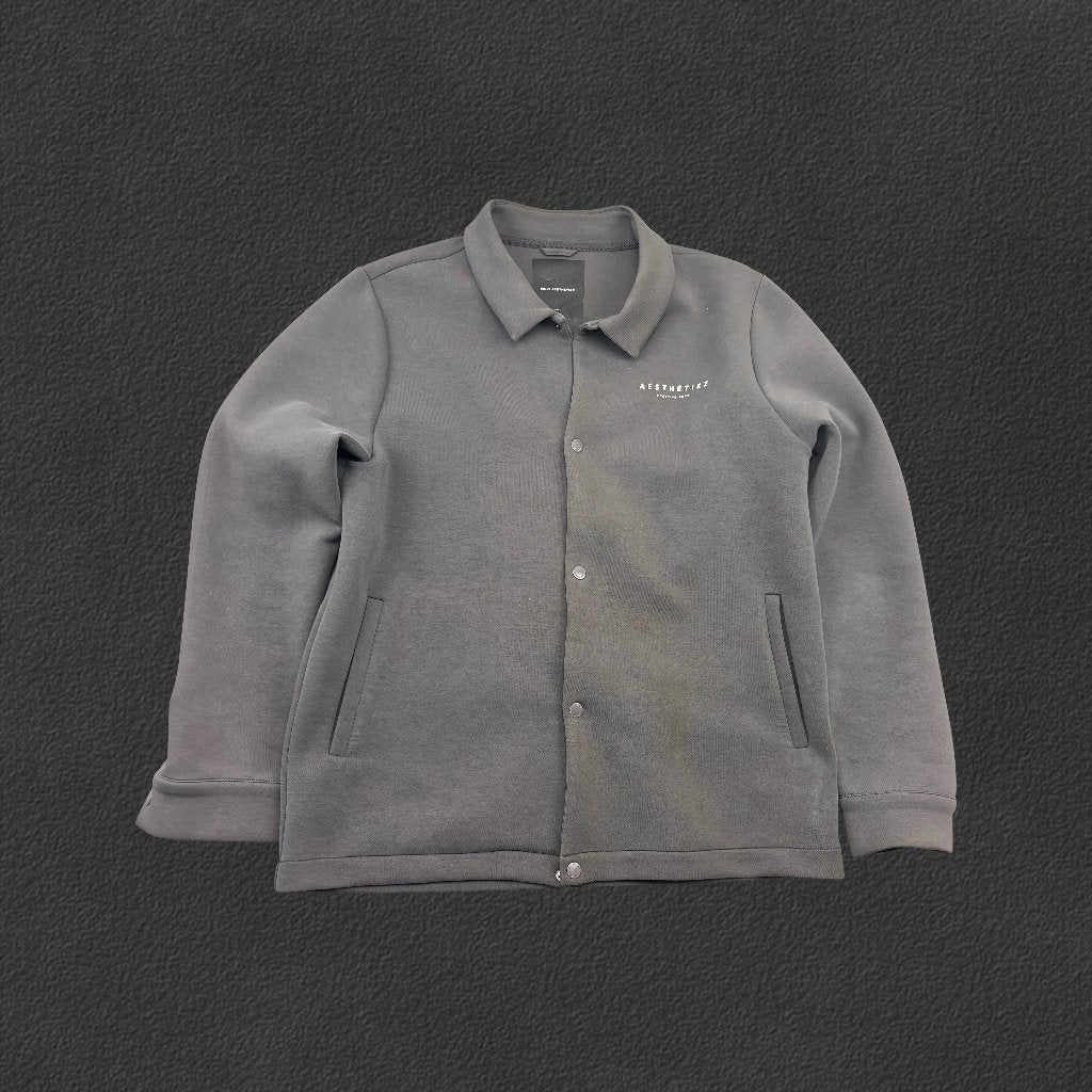 (1318) Grey Daily Aesthetikz Shacket - Heren XL - Zeer Goed, Maat 56/58 (XL), Ophalen of Verzenden, Revaleur, Grijs
