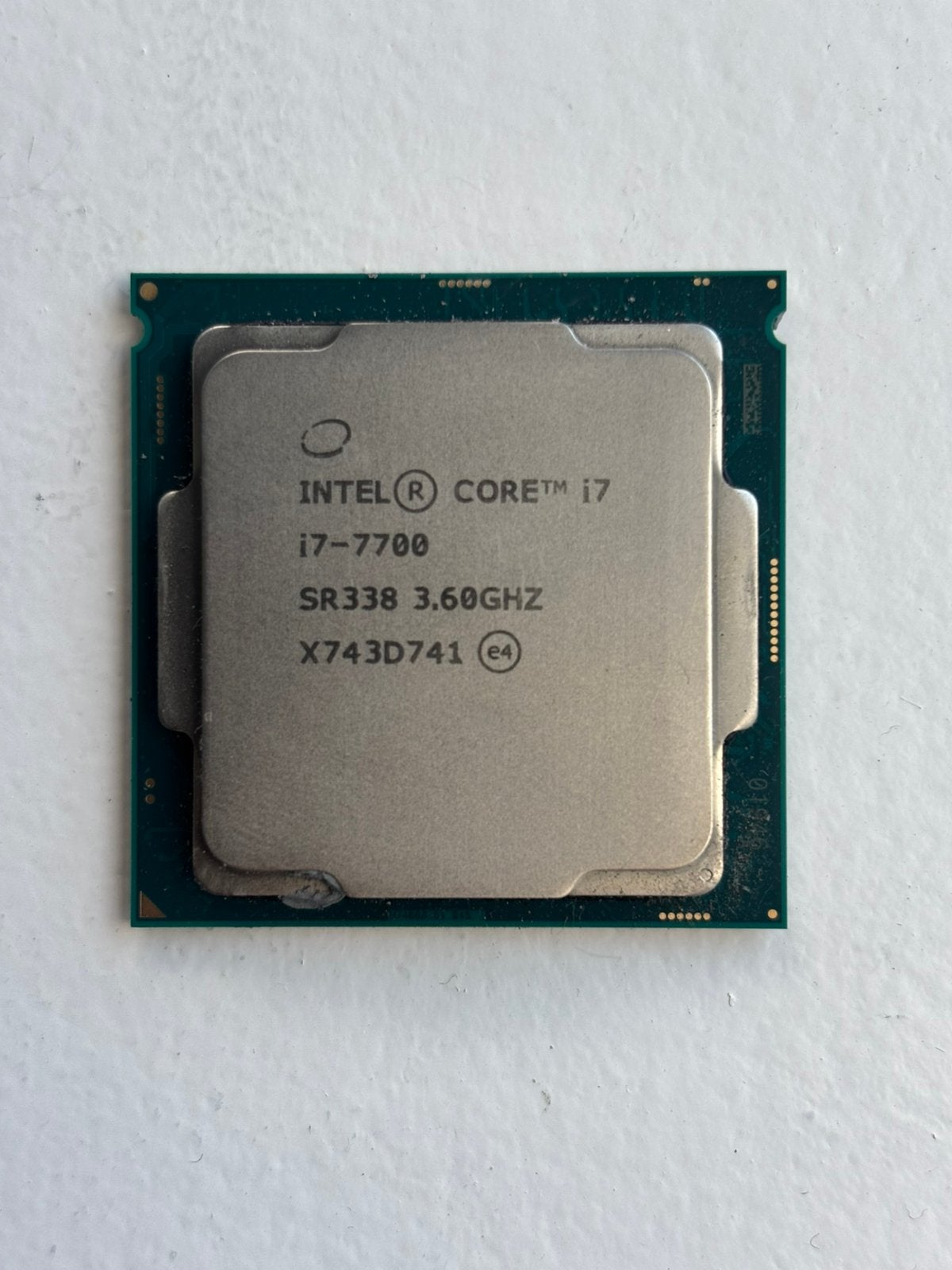 Intel Core i7 7700, Computers en Software, Ophalen of Verzenden, Gebruikt, 3 tot 4 Ghz
