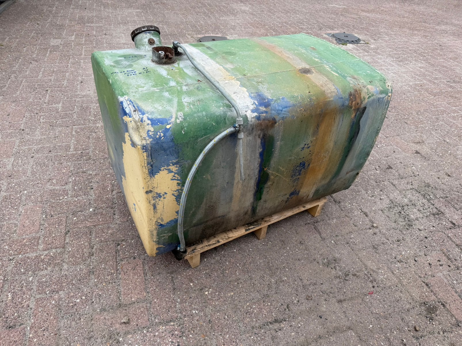 Aluminium brandstof tank / dieseltank, Ophalen, Gebruikt