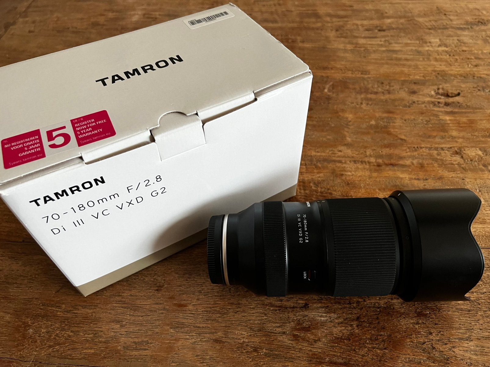 Tamron 70-180mm F/2.8 Di III VC VXD G2, SONY E. Als Nieuw!, Audio, Tv en Foto, Fotografie | Lenzen en Objectieven, Ophalen, Zo goed als nieuw
