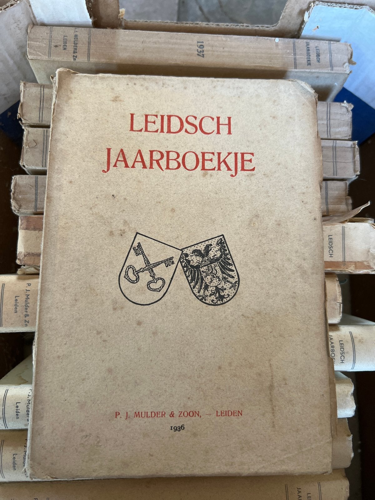 Leids Jaarboekje - Collectie van historische jaarboeken, Ophalen, 20e eeuw of later, Gelezen