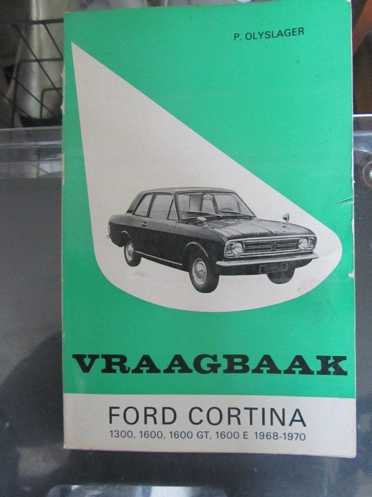 vraagbaak   FORD CORTINA 1968 / 1970, Ophalen of Verzenden