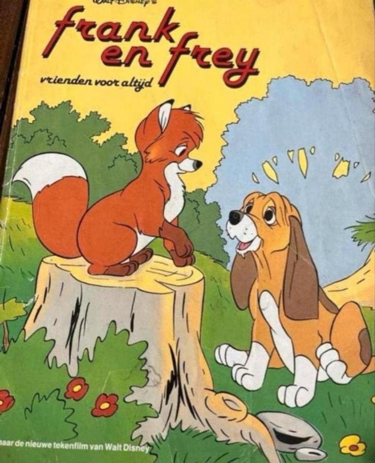 Walt Disney's Frank en Frey: Vrienden voor Altijd (stripboek, Eén stripboek, Ophalen of Verzenden, Gelezen