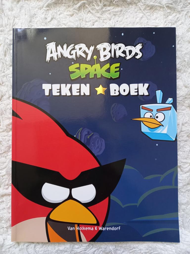 Angry birds space teken boek, Ophalen of Verzenden, Gebruikt