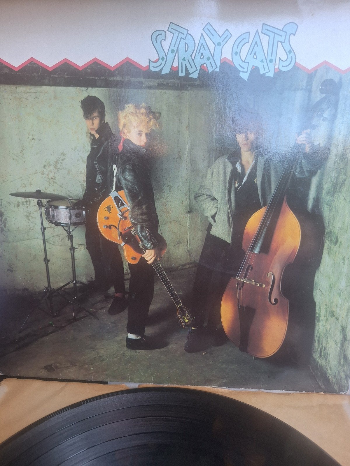 Stray Cats - Same, LP, 1981, Cd's en Dvd's, Gebruikt, Ophalen of Verzenden, Rock-'n-roll, Inclusief binnenhoes