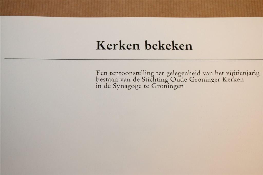 Kerken Bekeken — Jubileumuitgave SOGK [1984], Ophalen of Verzenden, Gelezen