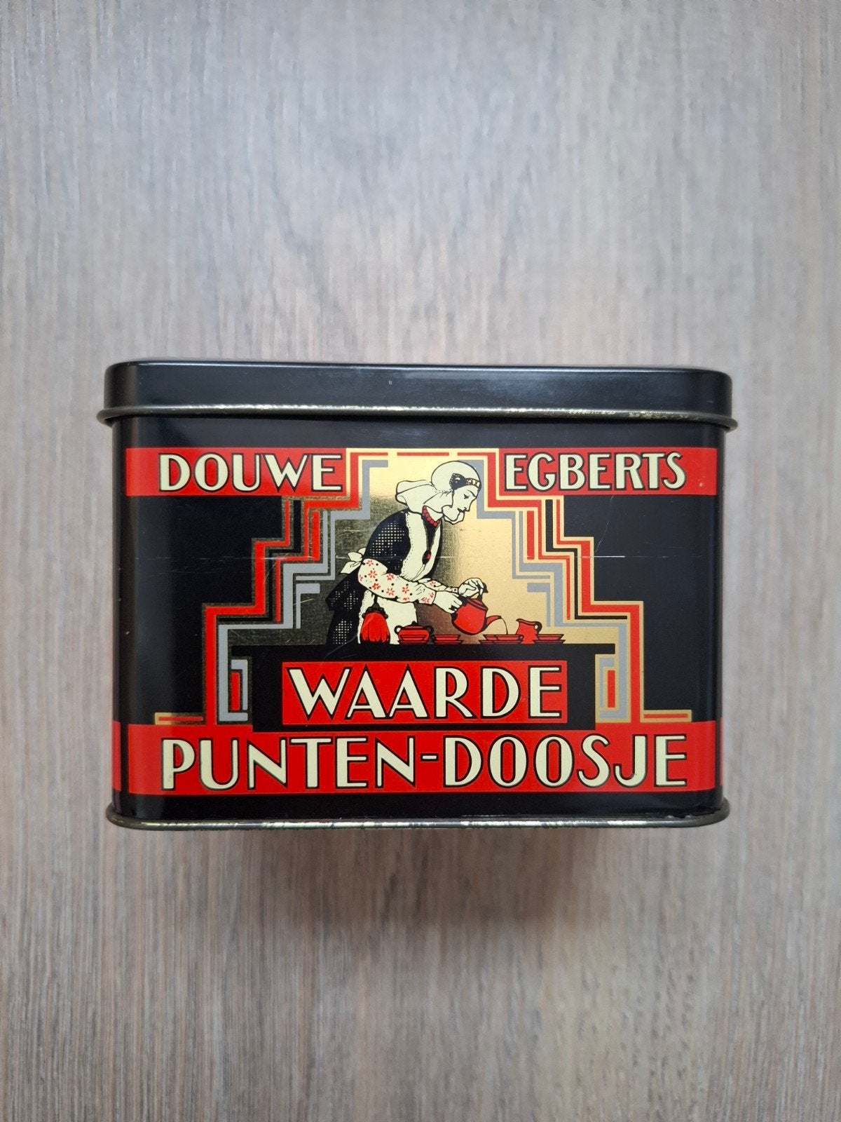Douwe Egberts waarde punten doosje, Ophalen of Verzenden, Gebruikt, Koffie, Douwe Egberts