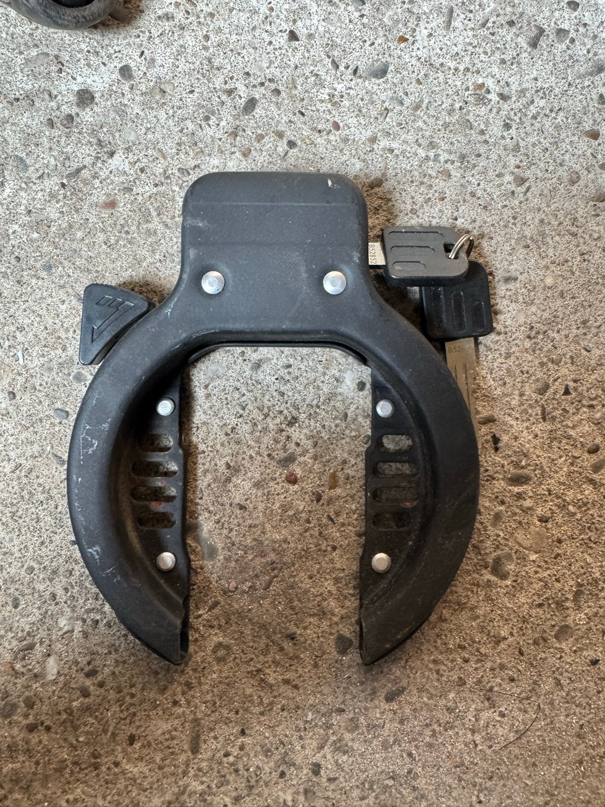 Gebruikt ringslot met sleutels, Ophalen of Verzenden, Gebruikt, Ringslot