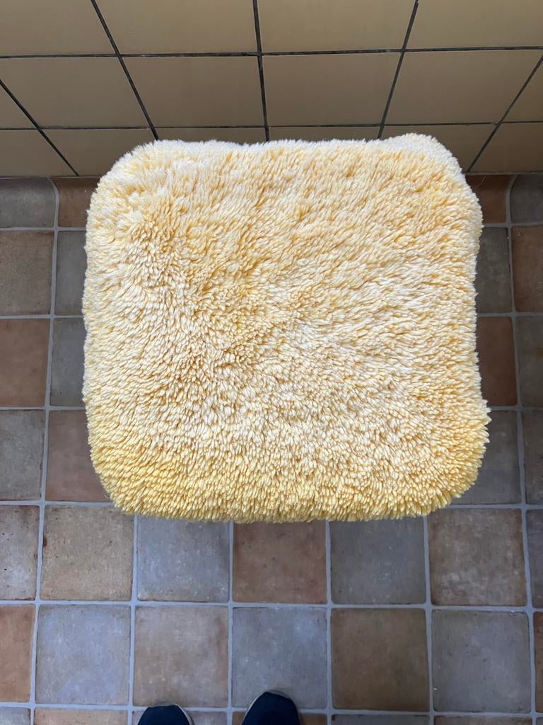 Vintage Rood krukje met afneembare hoes, Ophalen, Gebruikt, Overige materialen