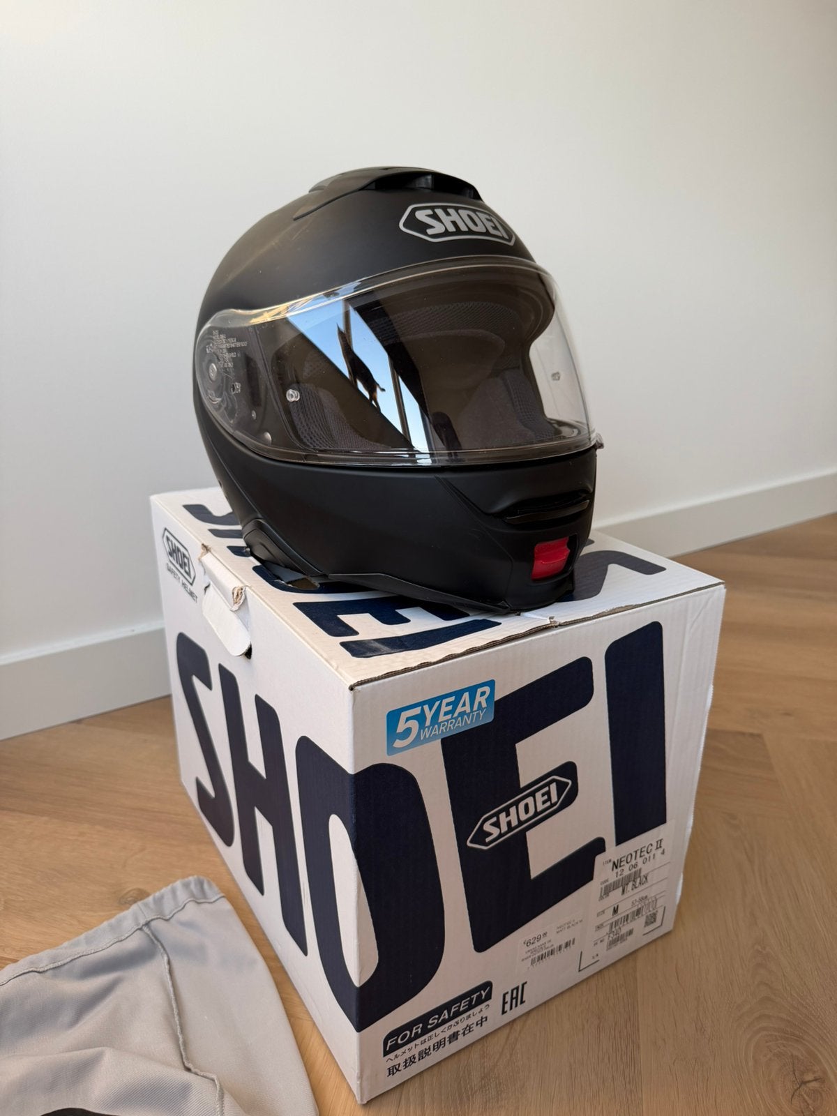 Shoei Neotec 2 helm maat M, Ophalen, Nieuw met kaartje, Systeemhelm, Shoei