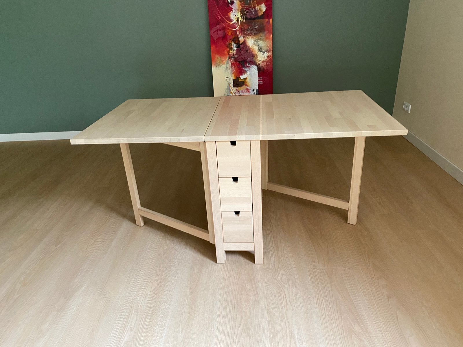 Norden klaptafel ikea, Huis en Inrichting, Ophalen, Zo goed als nieuw, Rechthoekig, 50 tot 100 cm