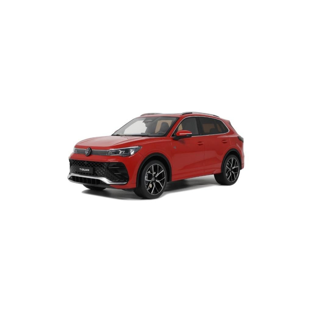 Volkswagen Tiguan E TSI R-Line 2024 Persimmon Red - 1:18, Hobby en Vrije tijd, Modelauto's | 1:18, OttOMobile, Auto, Nieuw, Ophalen of Verzenden