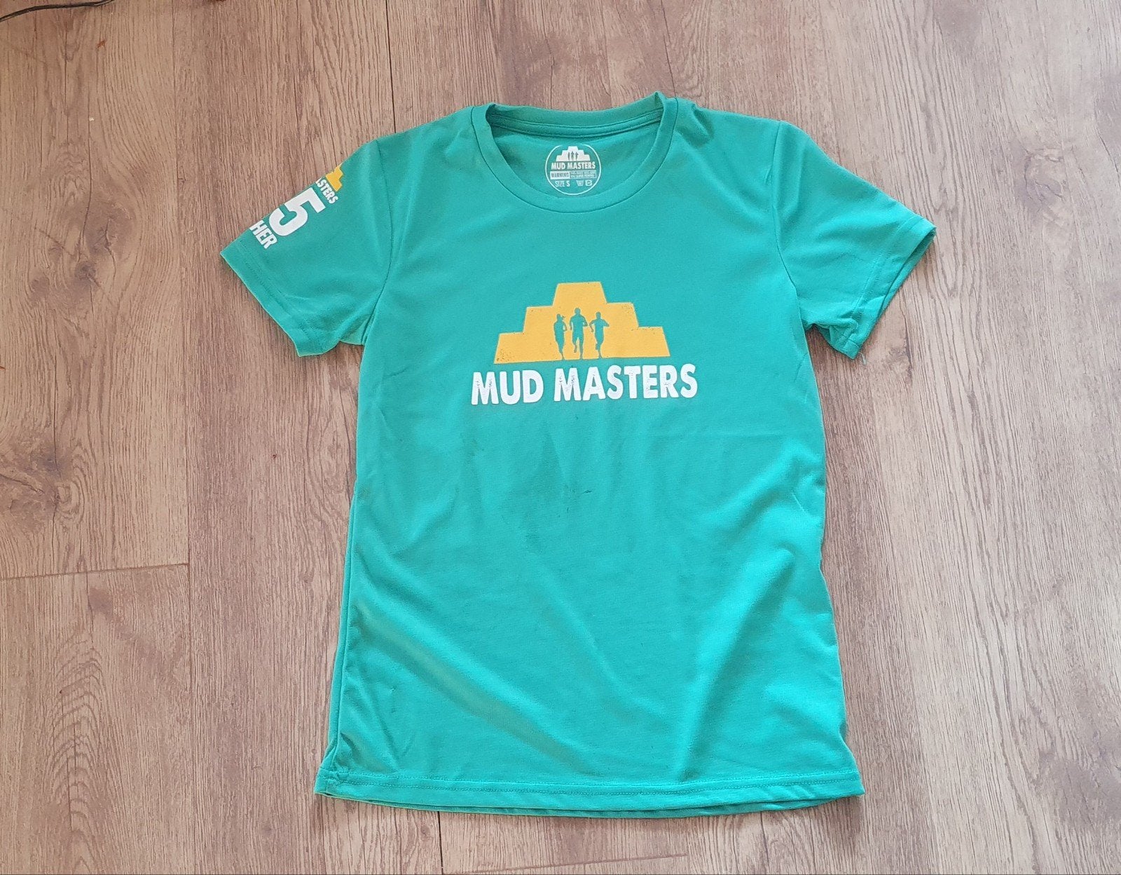 Mud Masters Finisher T-shirt - Maat S, Mud Masters, Ophalen of Verzenden, Hardlopen of Fietsen, Maat 36 (S)