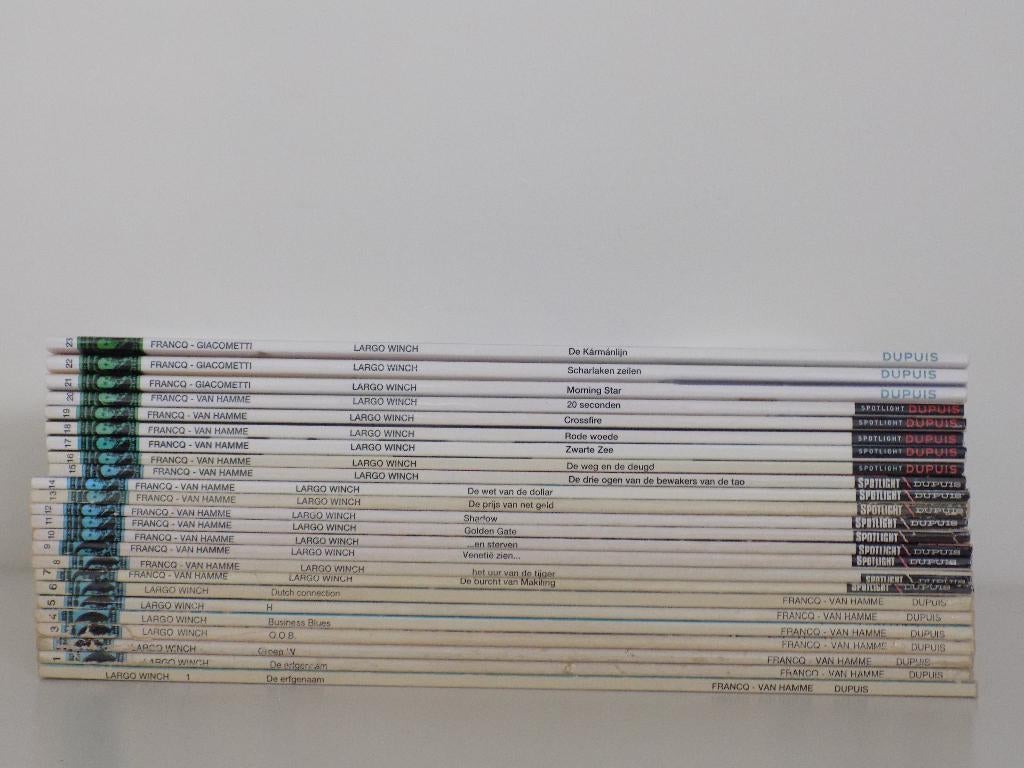 Largo Winch ~ Complete serie 1 t/m 23, Boeken, Complete serie of reeks, Ophalen of Verzenden, Zo goed als nieuw