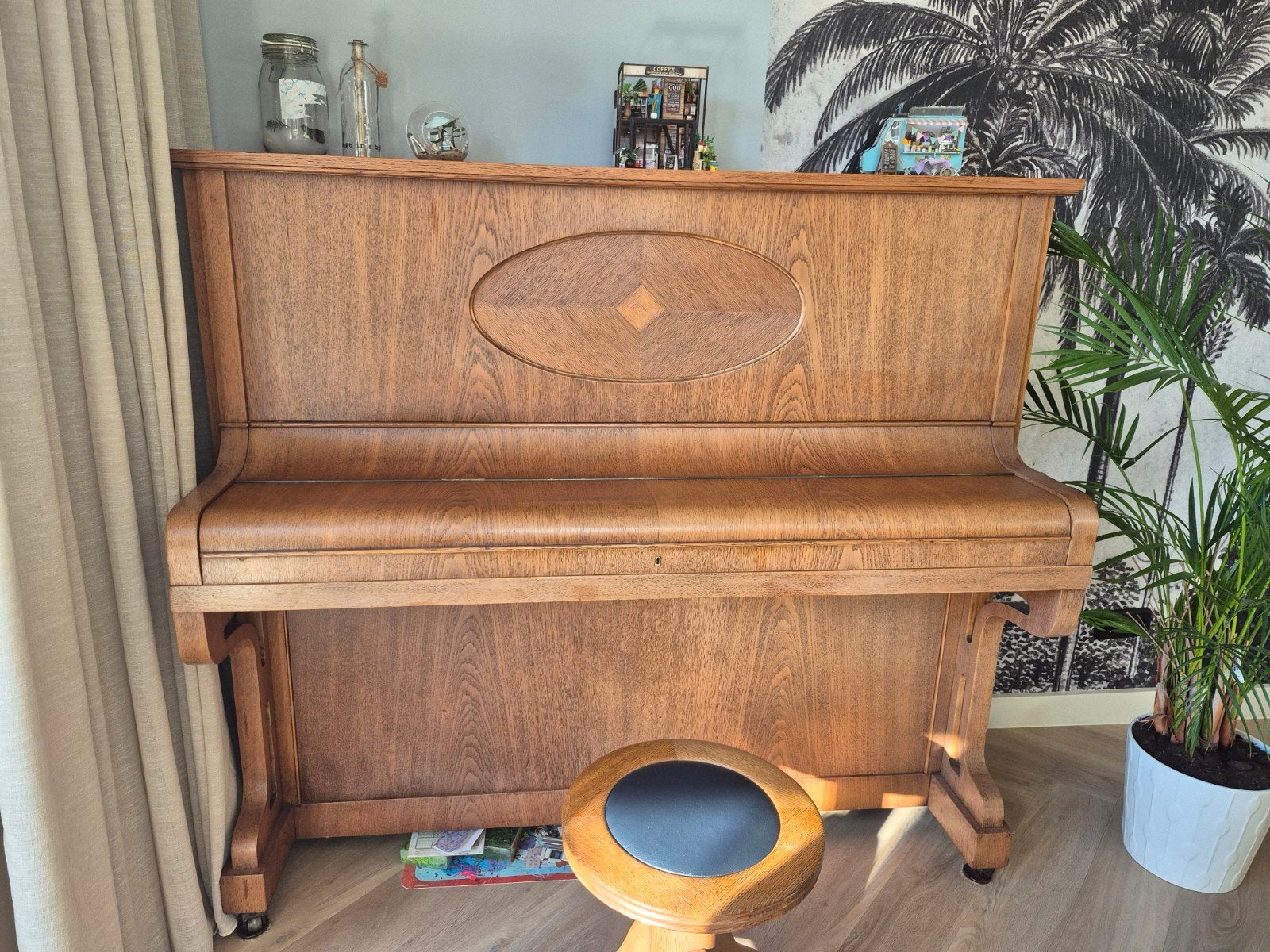 Gratis Piano, Ophalen, Gebruikt, Bruin, Piano